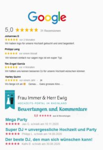 DJ Köln DJ Bonn DJ Düsseldorf beste Bewertungen